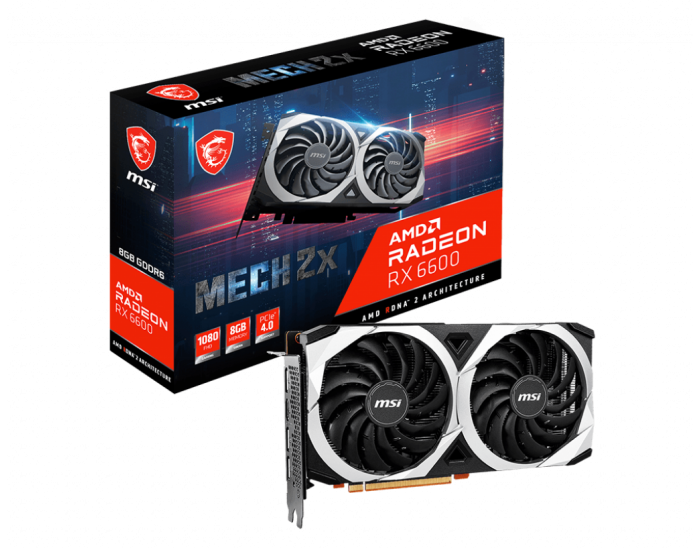 MSI RADEON RX 6600 MECH 2X 8G OC